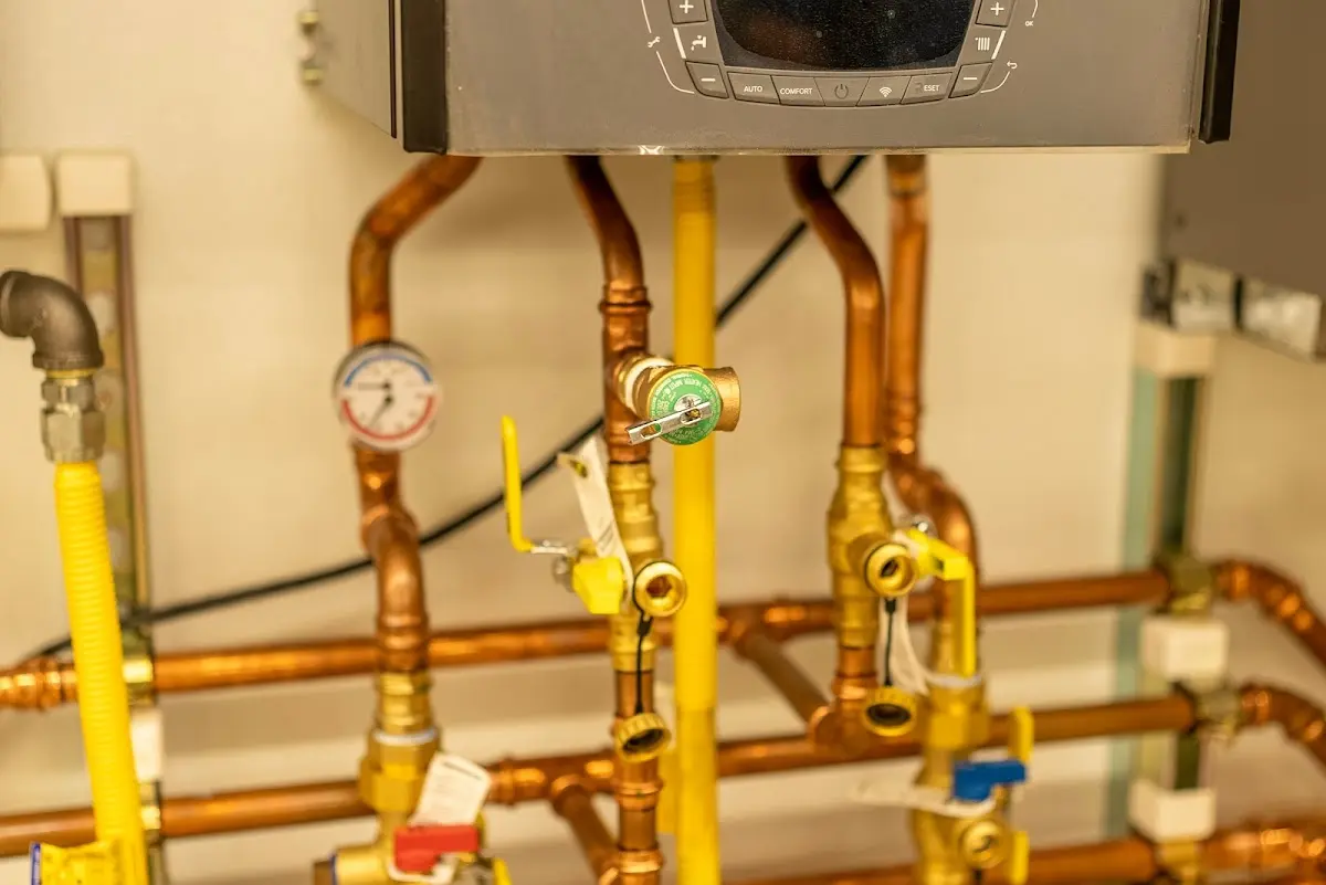 Licensed technician providing Backflow Prevention for a homeowner in Orchards